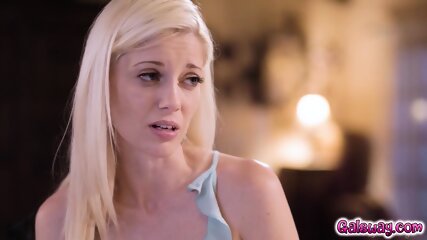 Elena gives in from Charlotte s passionate kisses