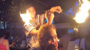 ”Travel with this Asian European amateur couple around the world”