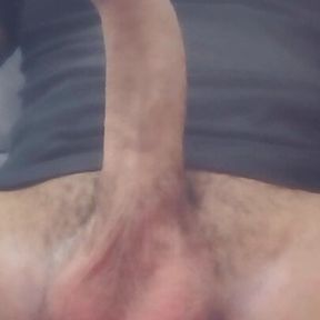 Big dick boy masturbating, young man showing off naked.