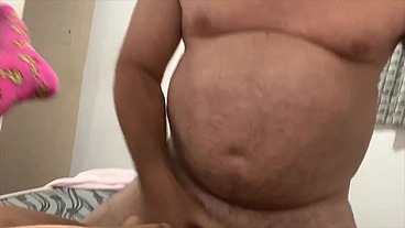 Brincando de gozar com o vovô