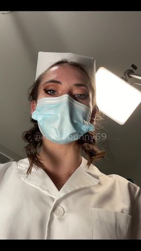 POV Dental Cleaning and Cavity Fillings with Shoeplay in High Heels