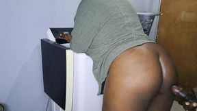 Fucking my husband's stepson in laundry room.