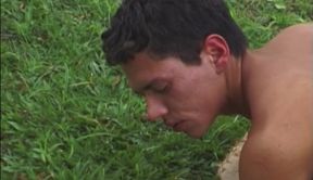 Throbbing Cock Stretches Mature Ass Wide Open Outdoors