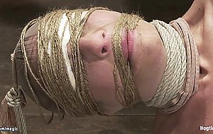 Lesbian in single ankle suspension