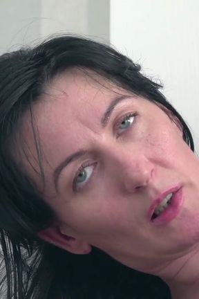 My hot stepmom takes off her clothes and masturbates her hairy pussy