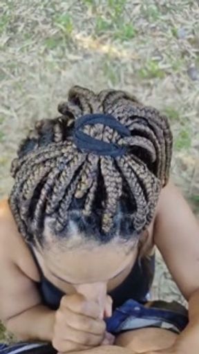 Blowjob in nature