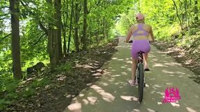 Unexpected Adventure: Polish Beauty's Thrilling Bicycle Journey