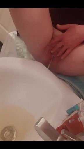 Pee Into Sink