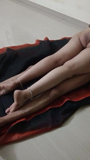 Indian House Wife and Husband in Home