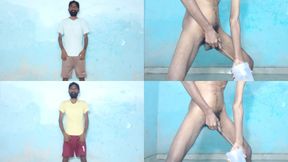 Rajesh Playboy 993 Two Pissing in the Jar Golden Shower Spanking Butt Striptease