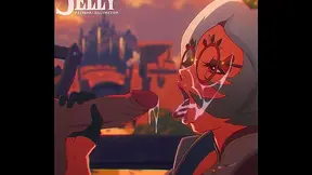 Slimy Gelatin Delights Pretty Maiden in Steamy Animated Encounter