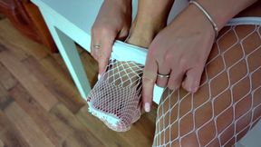 Sophia In Doube Dick Pleasure - Fishnets - Part 1 - Polish And English Language