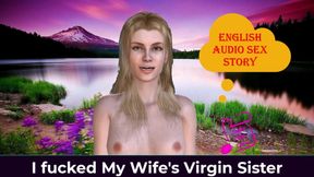 English Audio Sex Story - I Fucked My Wife's Virgin StepSister