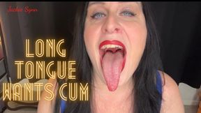 Long Tongue Wants Cum 4K