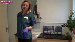 Latex Glove JOI in the Dental Chair Naughty Nurse POV
