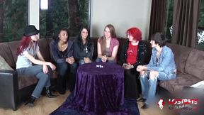Kandie Kamora Sassy Mary Ariel And Isis Get Wild In A Game Of Strip Estonian Roulette