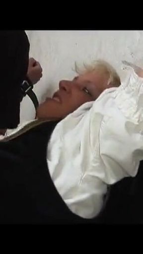 Blonde German babe fucked hard and sprayed with jizz   Clip 1