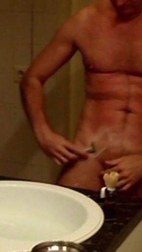 Shaving my body and balls, saving my pubic hair