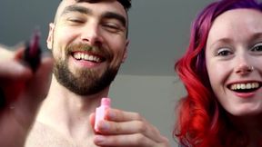 Cucked &amp; Feminized by a Hot Alpha Couple Sissy Humiliation Fantasy