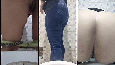 MADURA CULONA ORINANDO EN EL BAÑO DE UN HOTEL DE LIMA