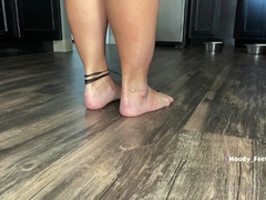 Maitresse Madelines solo foot fetish POV