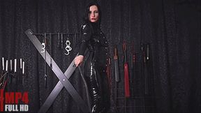 Shiny Catsuit And A long Bullwhip (FULL HD) – Lady Amira