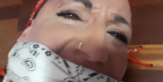 Tied up and Fighting to Escape