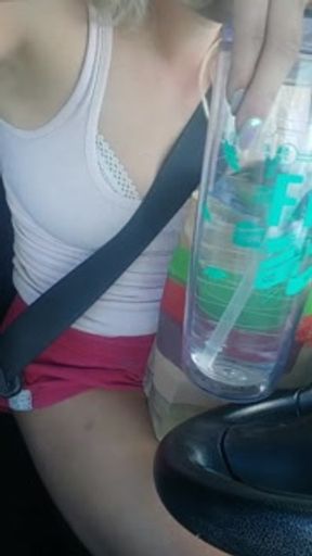 I piss in line at BK drive thru