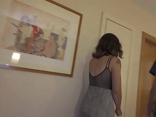 My hawt neighbor came to use my shower but this babe too used my schlong