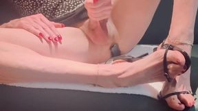 Close-up on my plug while I think about the next lover