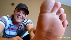 Giant Makes You Smell His Feet - Leo Blue