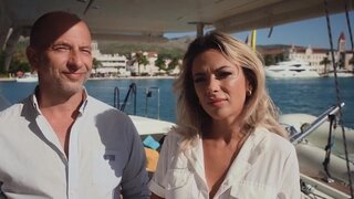 Boat bang with a big boobs blonde who seeks hard sex
