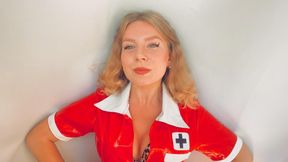 Doctor Viktoria cures your porn addiction with latex gloves