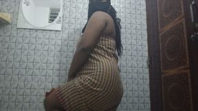 Desi Girl Shower Bathroom