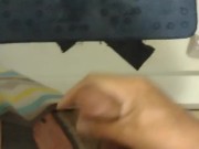 Jerking off and cum merry Christmas