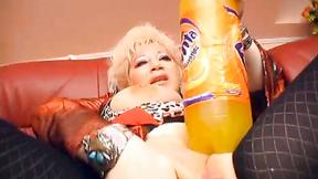 ”Grandma Insterts 2L Fanta In Her Cunt”