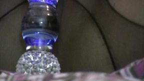 up close with my glowing glass dildo
