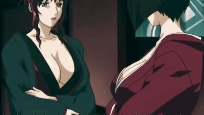 Watch this cartoon babe with huge tits take on a massive cock in various positions