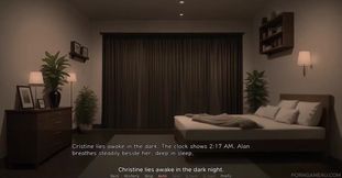 Late Night Temptation: Driven by Secret Desire - Ntr'ed by My Friend - #4 - Ai Porn Game