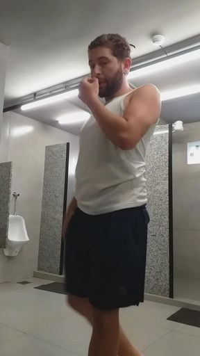 I Almost Got Caught Exposing Myself in the Gym Bathroom, and the Guys Saw Me