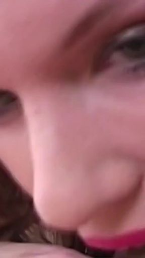 Unforgettable moment from "Sensual blowjob with strong eye contact from the milf made"