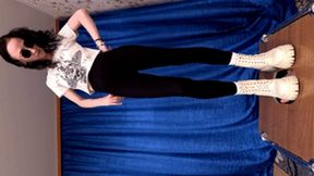 Your floor-face is so tiny under my Tendance chelsea boots (part 4 of 7), flo711x 1080p