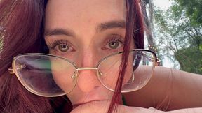pov - close up blowjob and cumshot of kayla davies