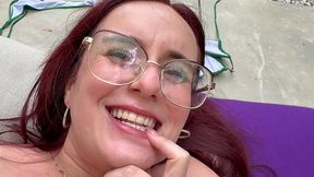 pov - close up blowjob and cumshot of kayla davies