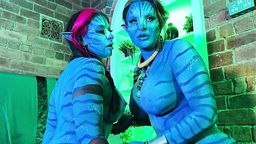 Na'vi Avatar Aliens 3 way Threeway Body Paint BGG Cosplay