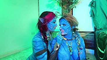 Na'vi Avatar Aliens 3 way Threeway Body Paint BGG Cosplay