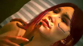 Songbird Rules the Neon Dark with Fiery Lust in Cyberpunk Nights