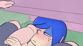 Quick Blowjob Under The Table At Restaurant ( Parody Cartoon )