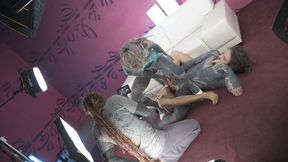 Behind the Scenes with Heavily Tattooed Skinny Girl Anuskatzz