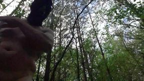 Forest walk naked